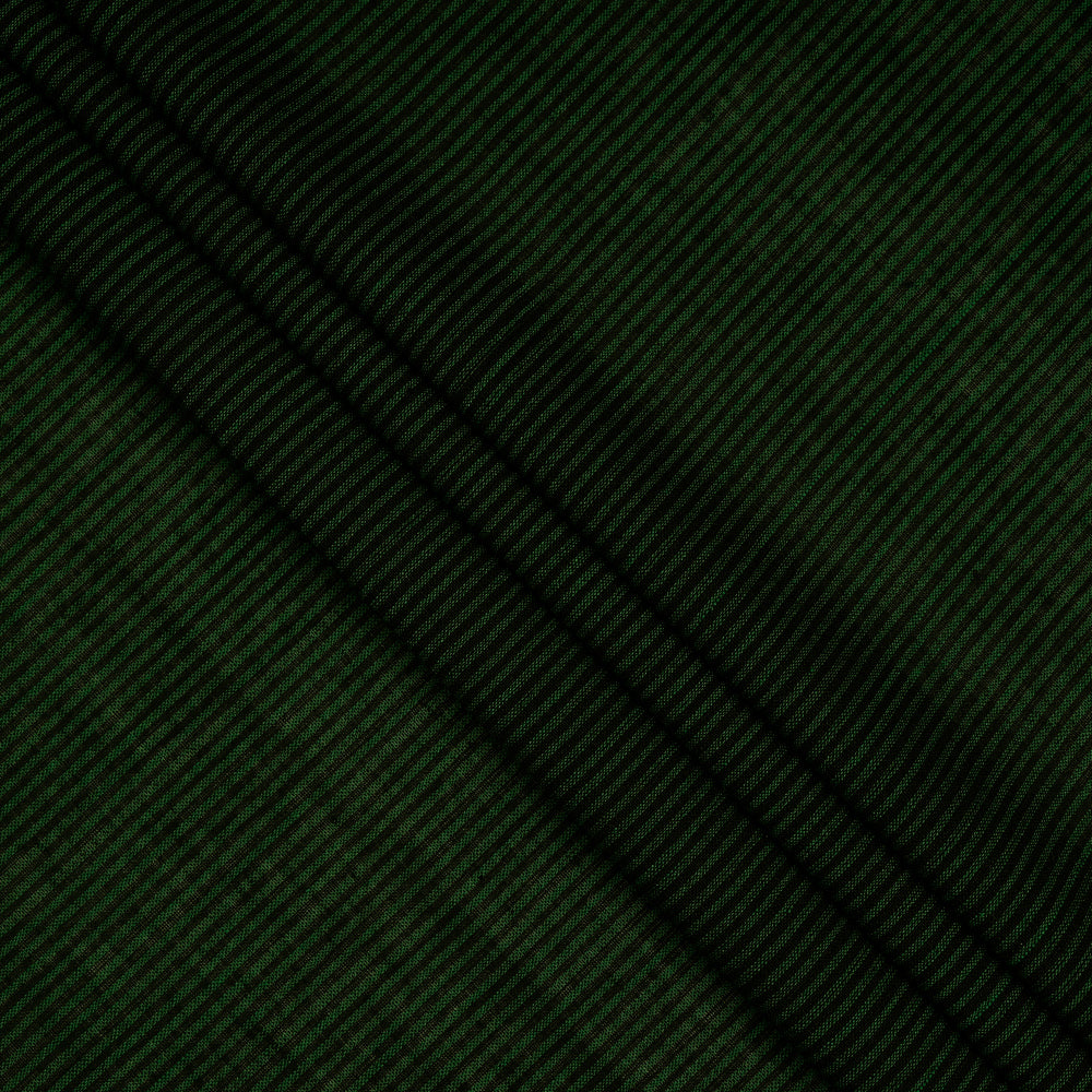 (Pre-Cut 3.25 Mtr ) Green Color Mangalgiri Cotton Fabric
