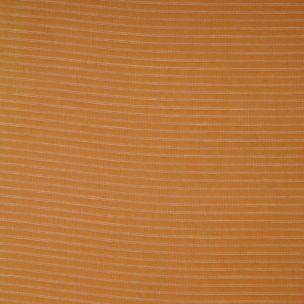 (Pre-Cut 4 Mtr ) Yellow-Orange Color Ombre Dyed Linen Silk Dobby Fabric