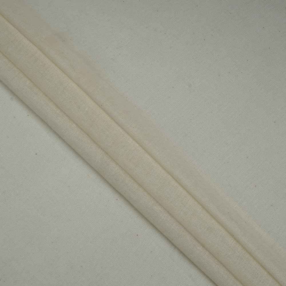 (Pre-Cut 1.50 Mtr ) White Color Premium Cotton Voile Fabric