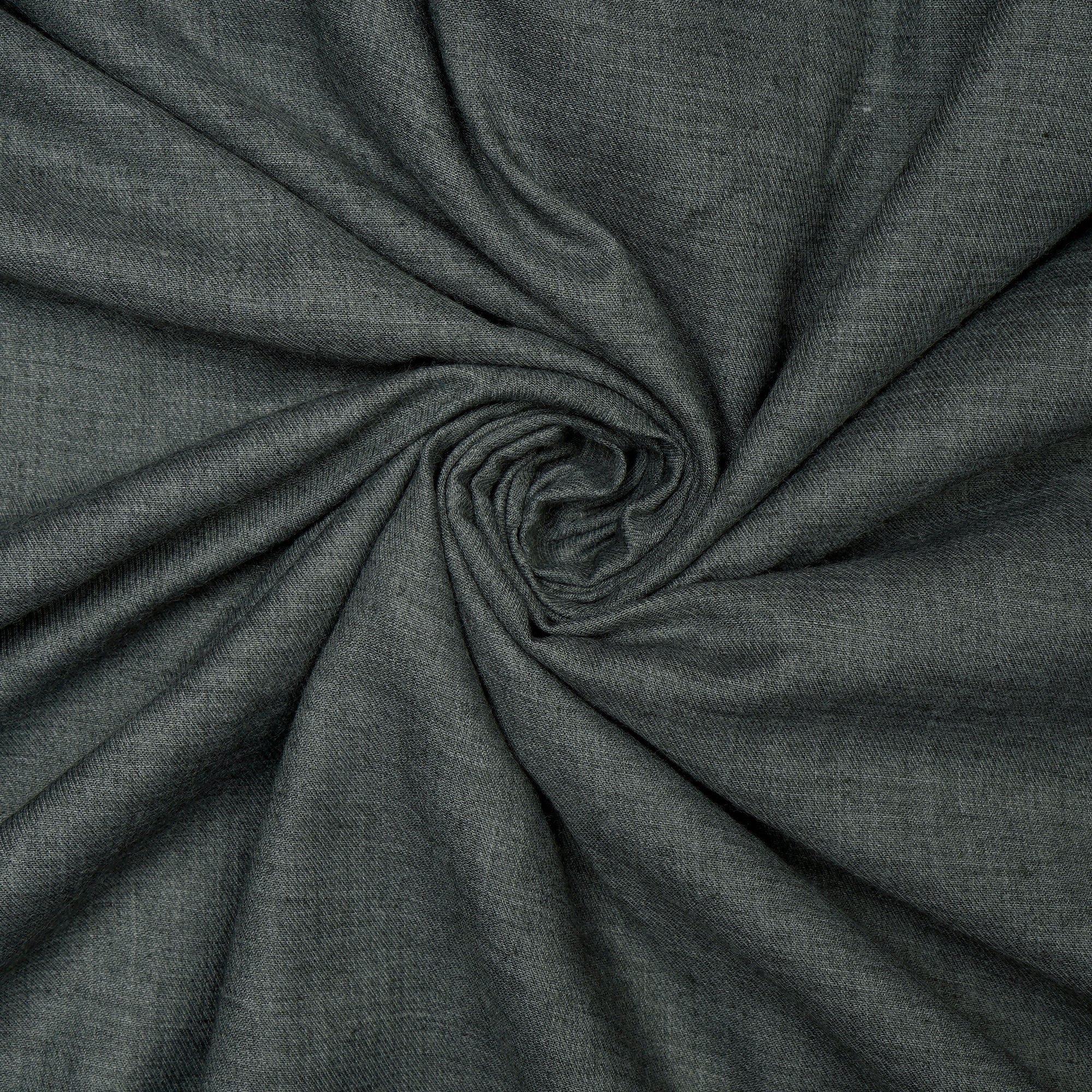 (Pre-Cut 3.00 Mtr) Crocodile Green Color Wool Cotton Fabric