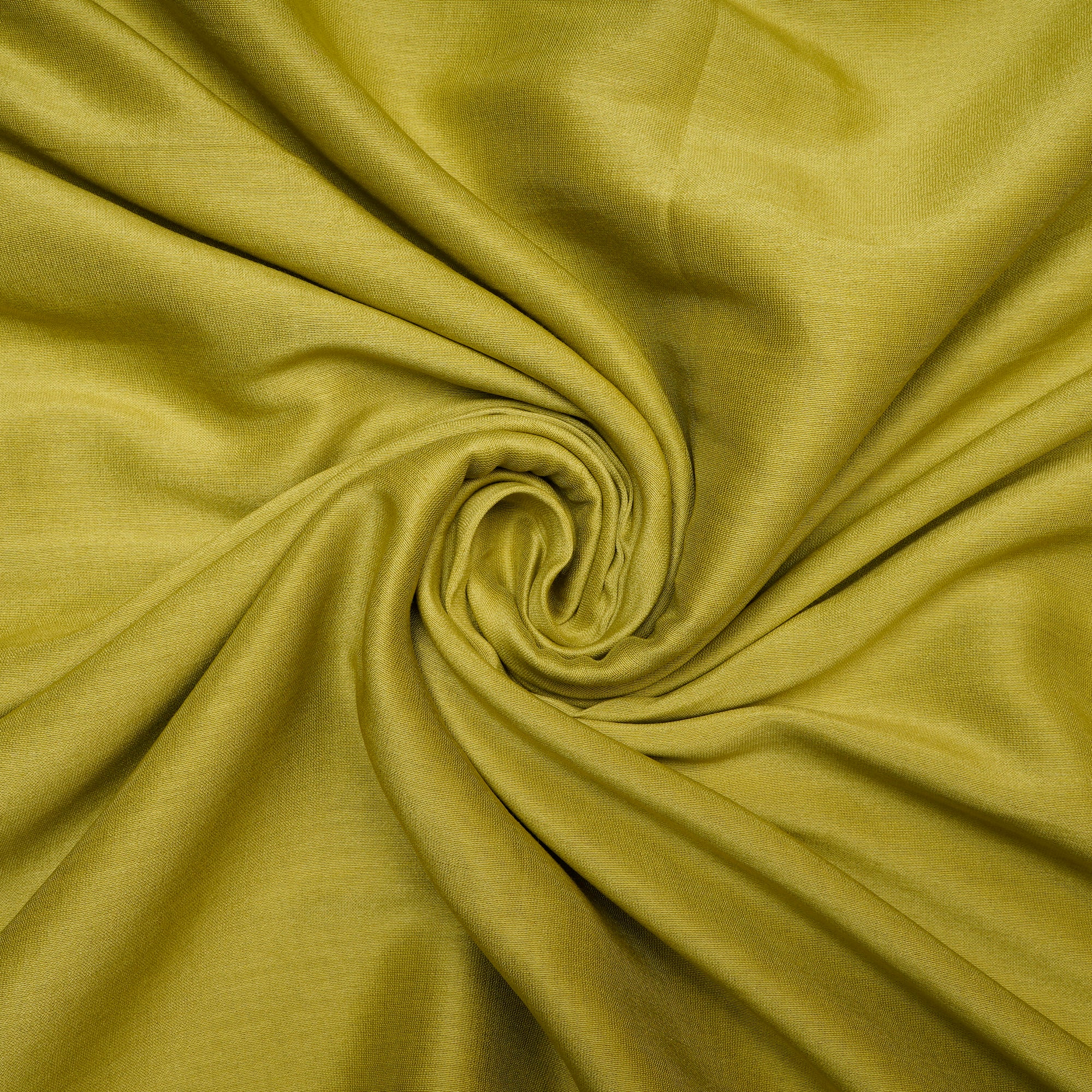 (Pre Cut 2.70Mtr )Electric Lime Green Piece Dyed Chanderi Fabric