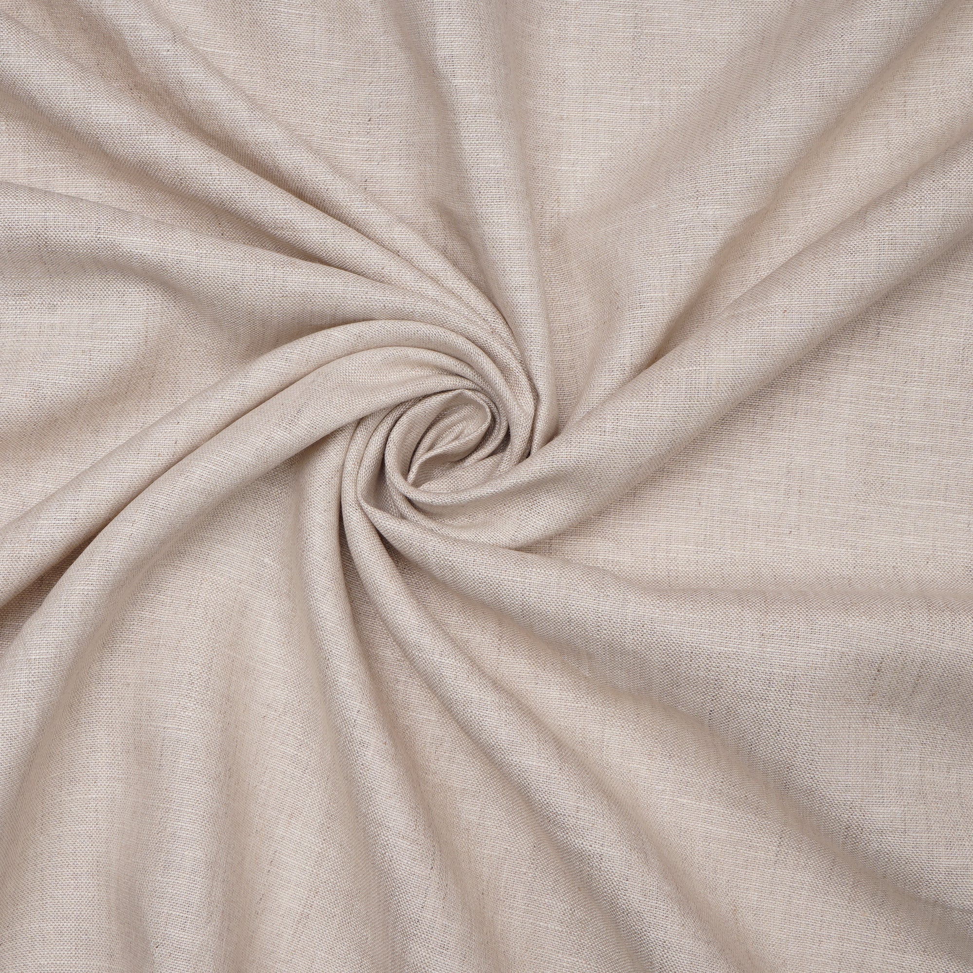 (Pre-Cut 1.00 Mtr) Dust White Color Lee Fabric