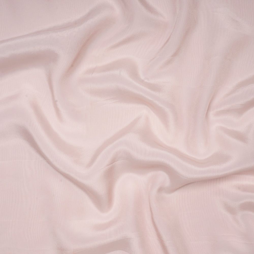 (Pre-Cut 2.80 Mtr) Baby Pink Color Bemberg Fabric