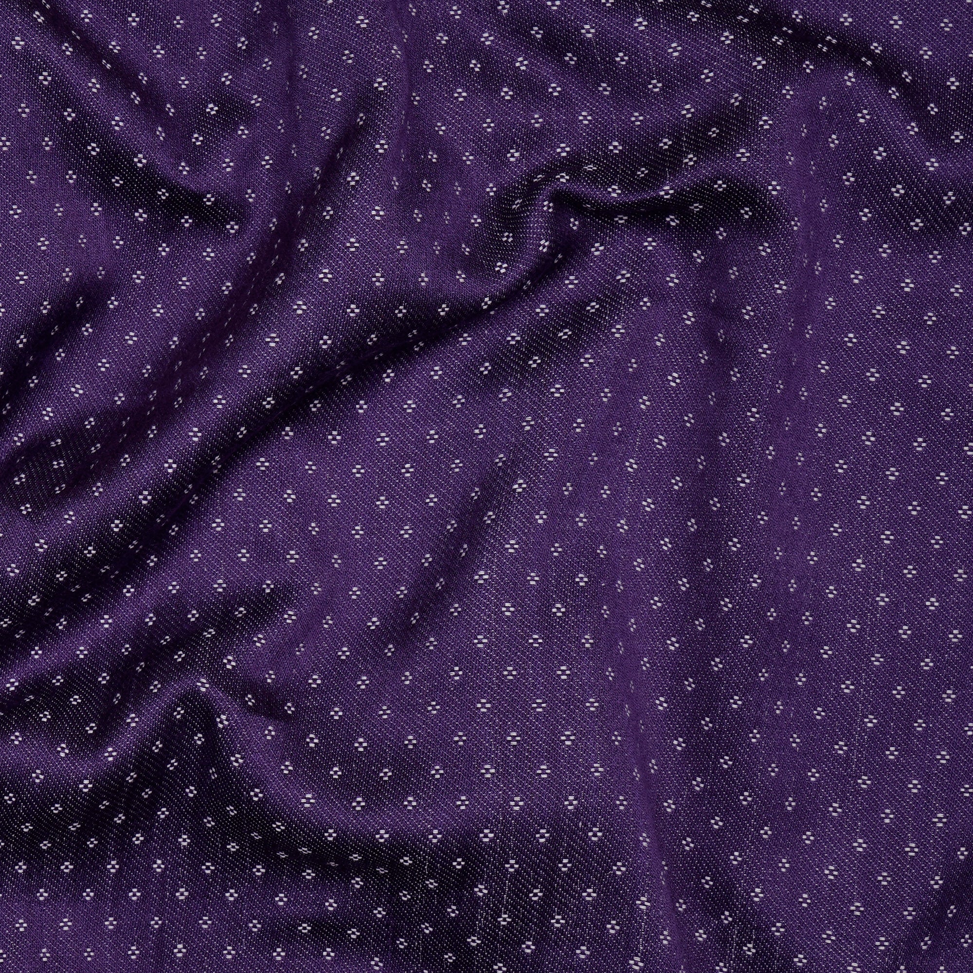 (Pre-Cut 1.75 Mtr) Purple Mashroo Fabric