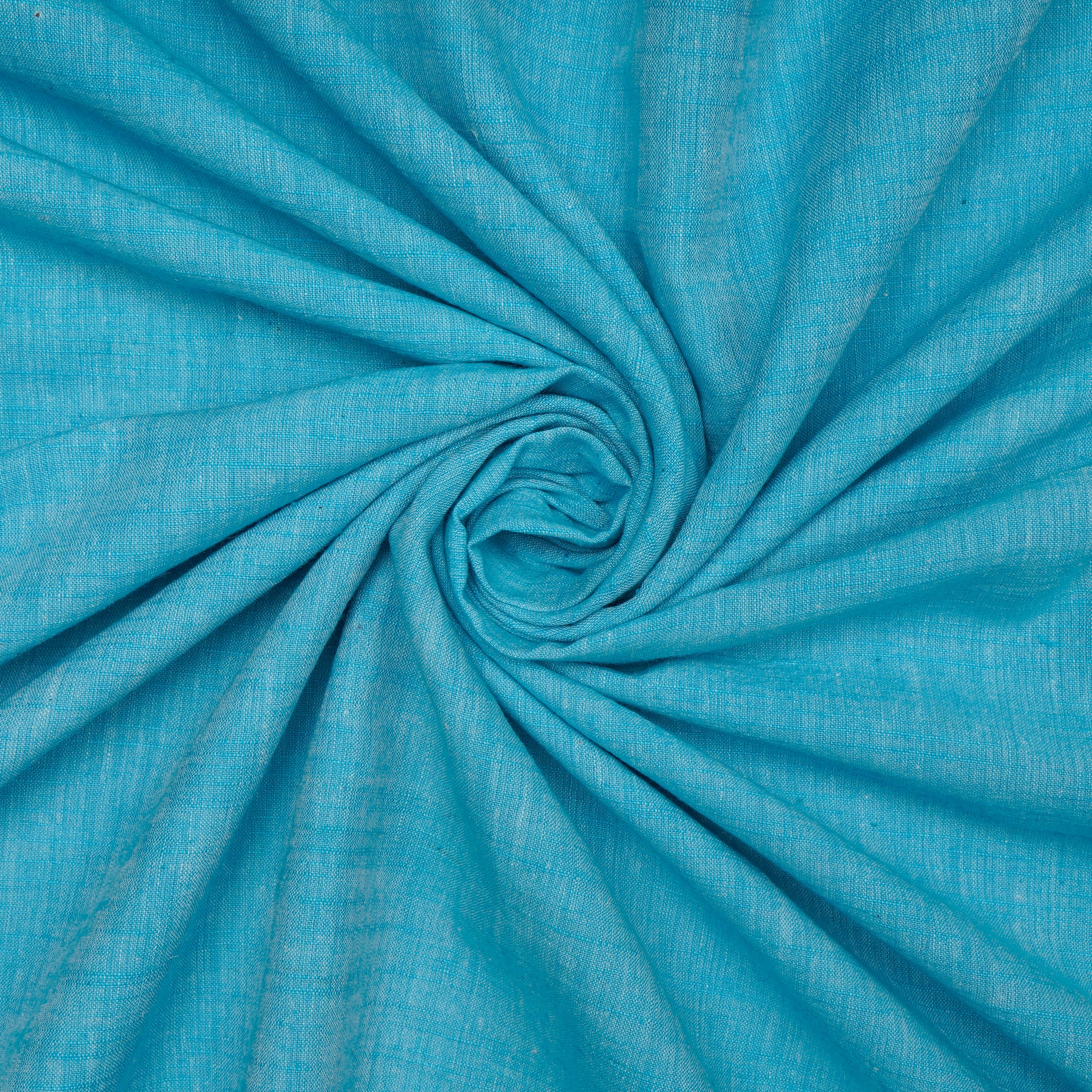 (Pre-Cut 1.70 Mtr) Sky Blue Muslin Fabric