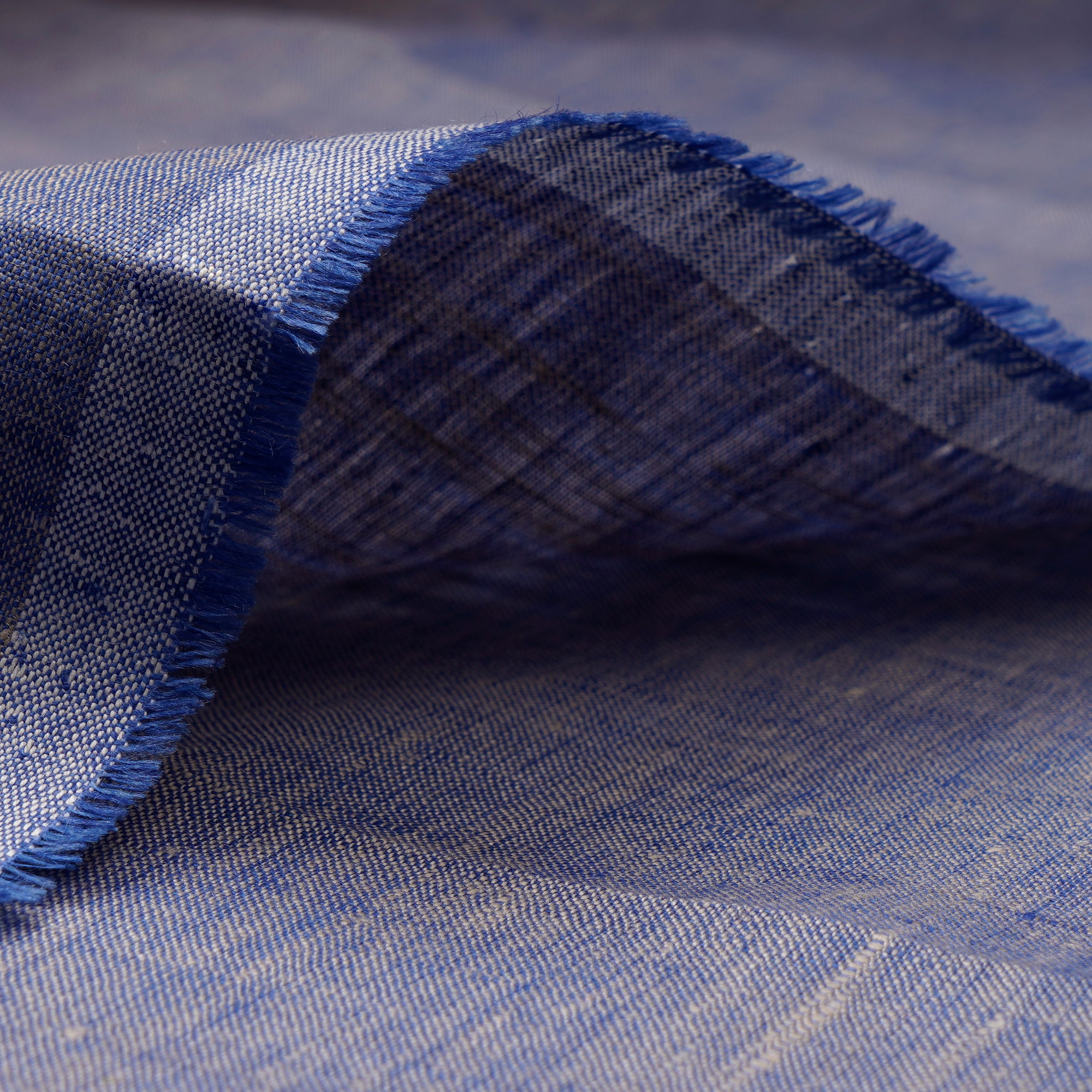 Sky Blue Premium Linen Unstitched Men's Shirt Piece (58 Inches | 1.60 Meters)