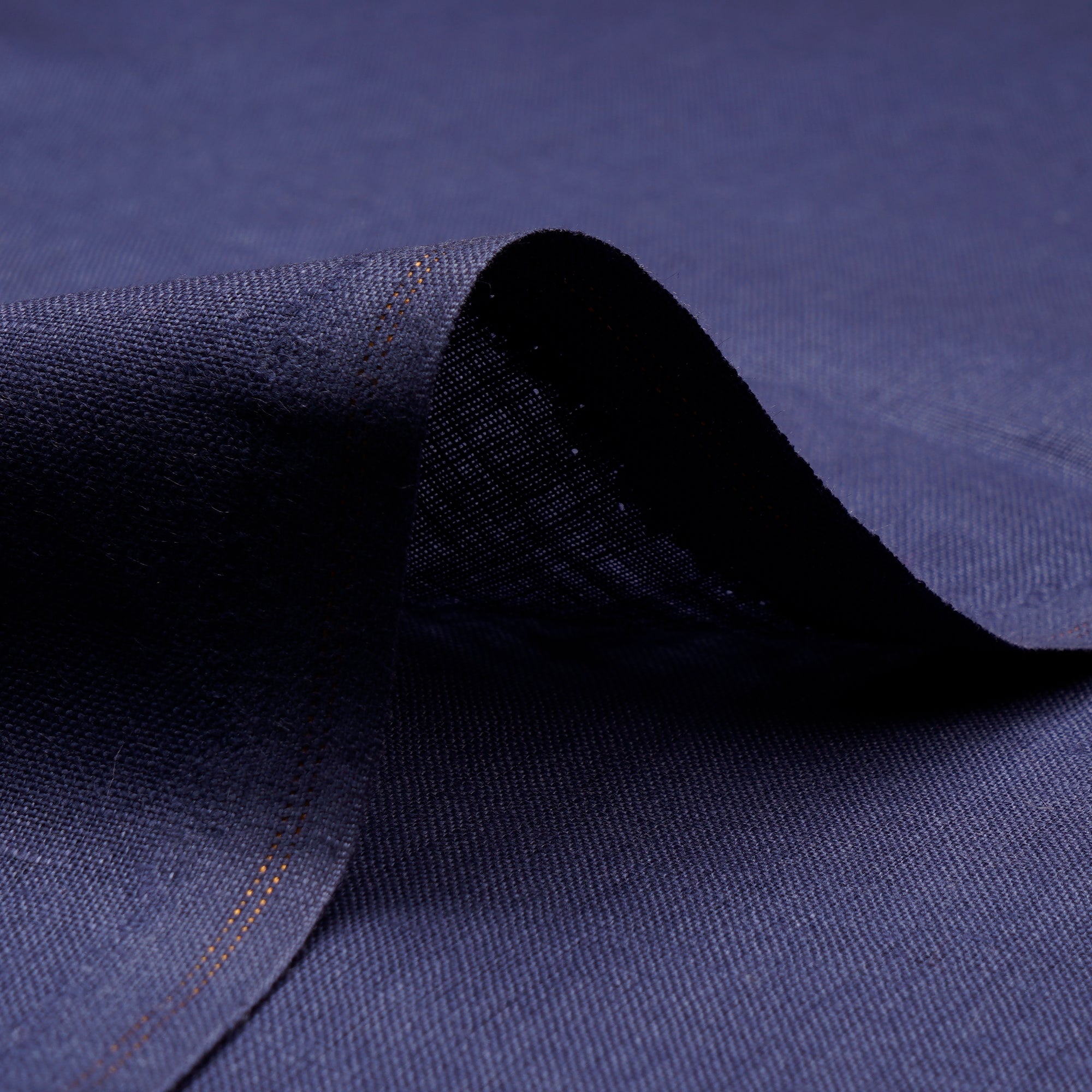 Astronaut Blue Chambray Premium Linen Unstitched Men's Shirt Piece (58 Inches | 1.60 Meters)