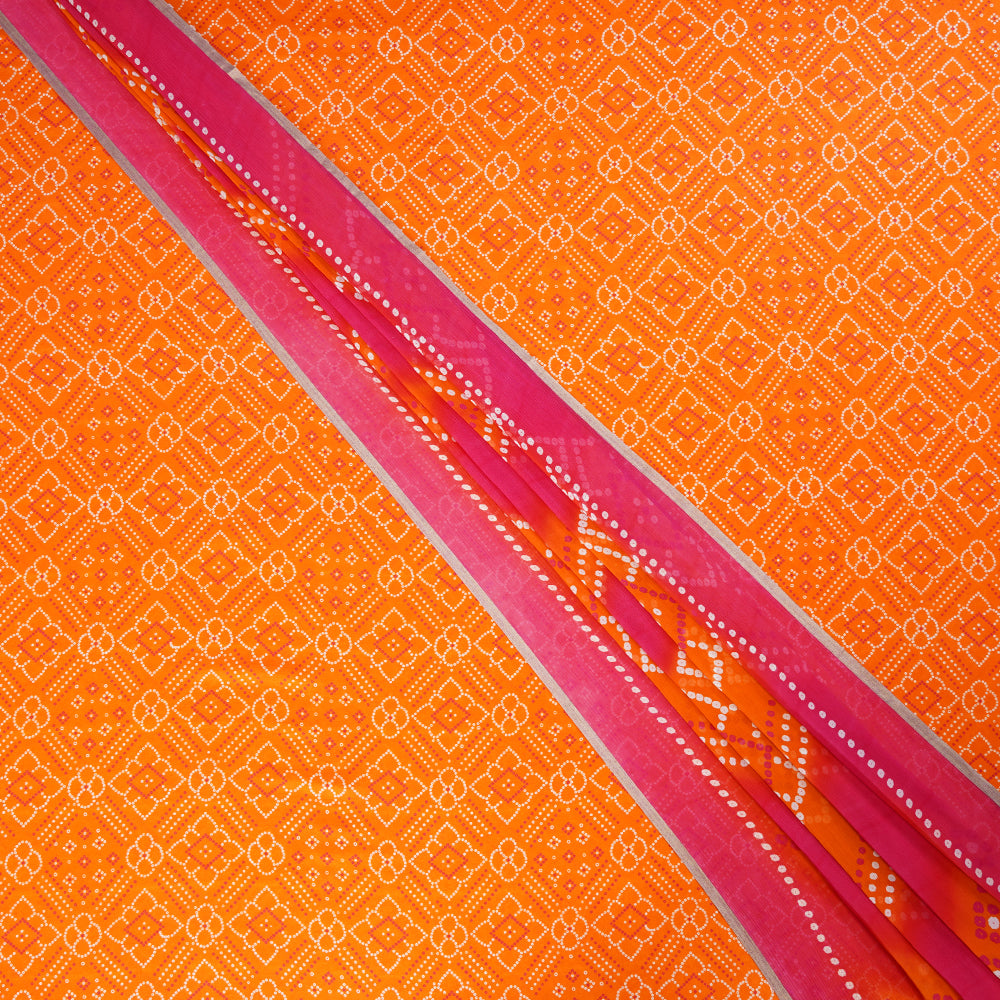 Yellow Color Digital Printed Gajji Silk Suit With Dupatta