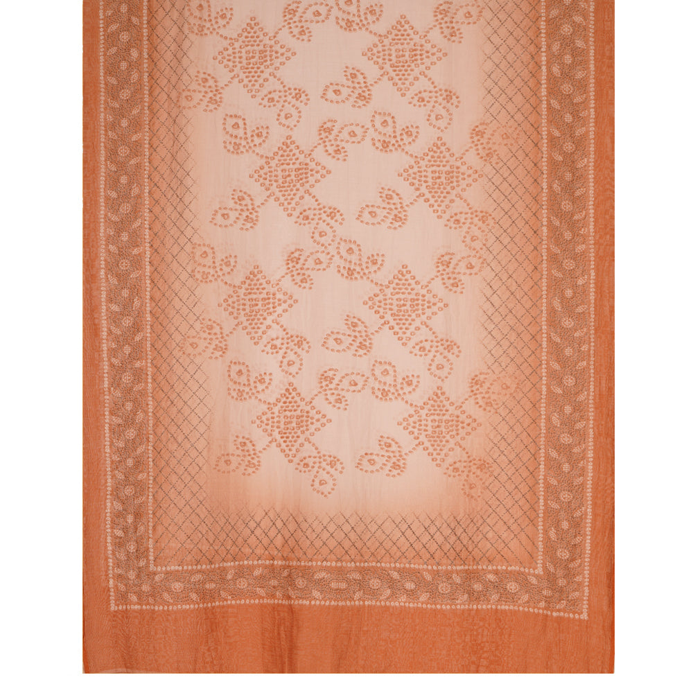 Light Brown Color Digital Printed Chanderi Suit With Dupatta & Bottom