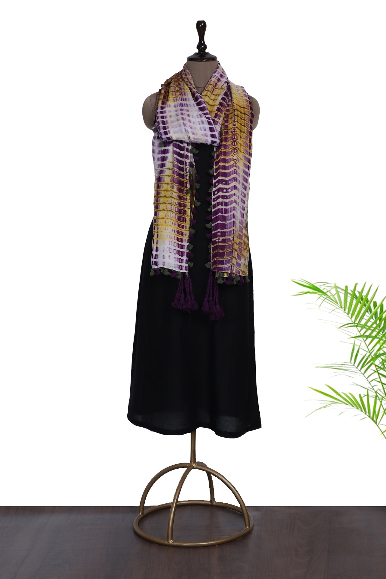 Multi Color Tie and Dye Printed Cotton Stole