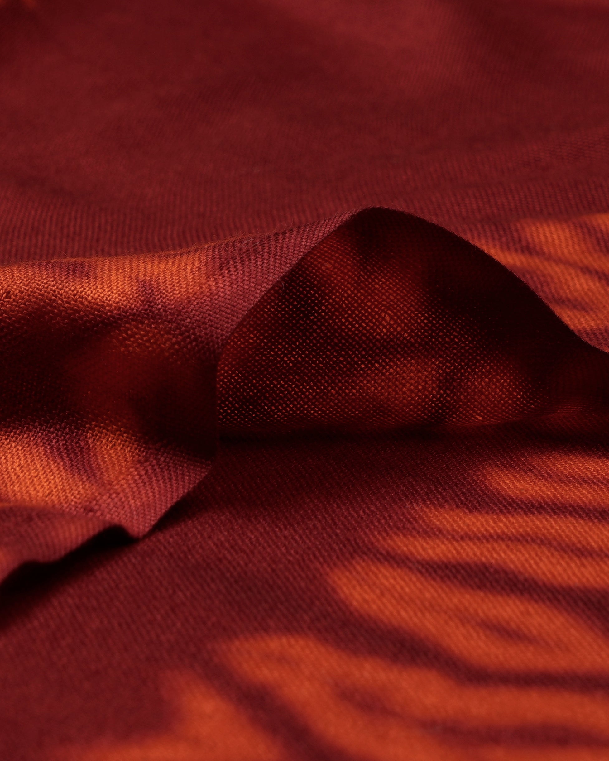 Red Color Tie-Dye Viscose Modal Stole