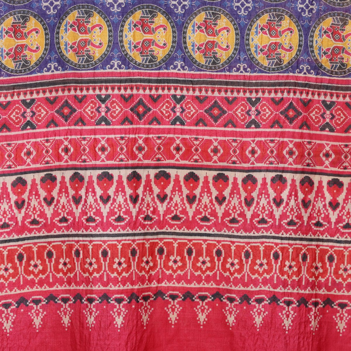 Multi Color Digital Printed Tussar Silk Dupatta