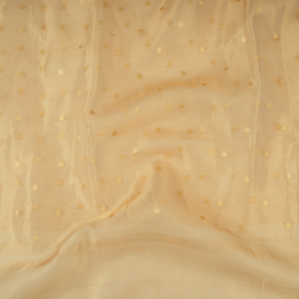 Golden Color Fancy Organza Tissue Tissue Dupatta