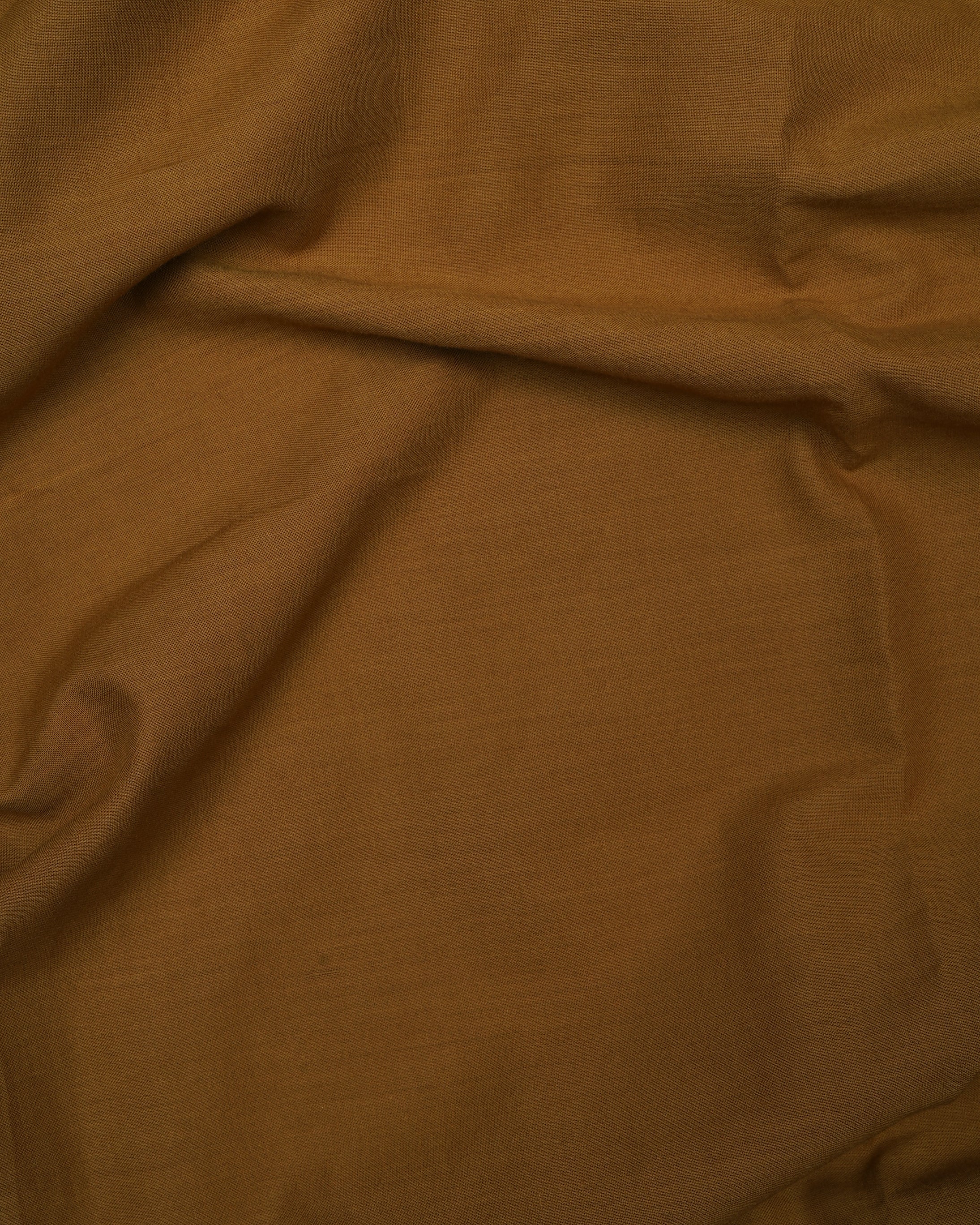 Brown Color Printed Chanderi Unstitched Suit Set