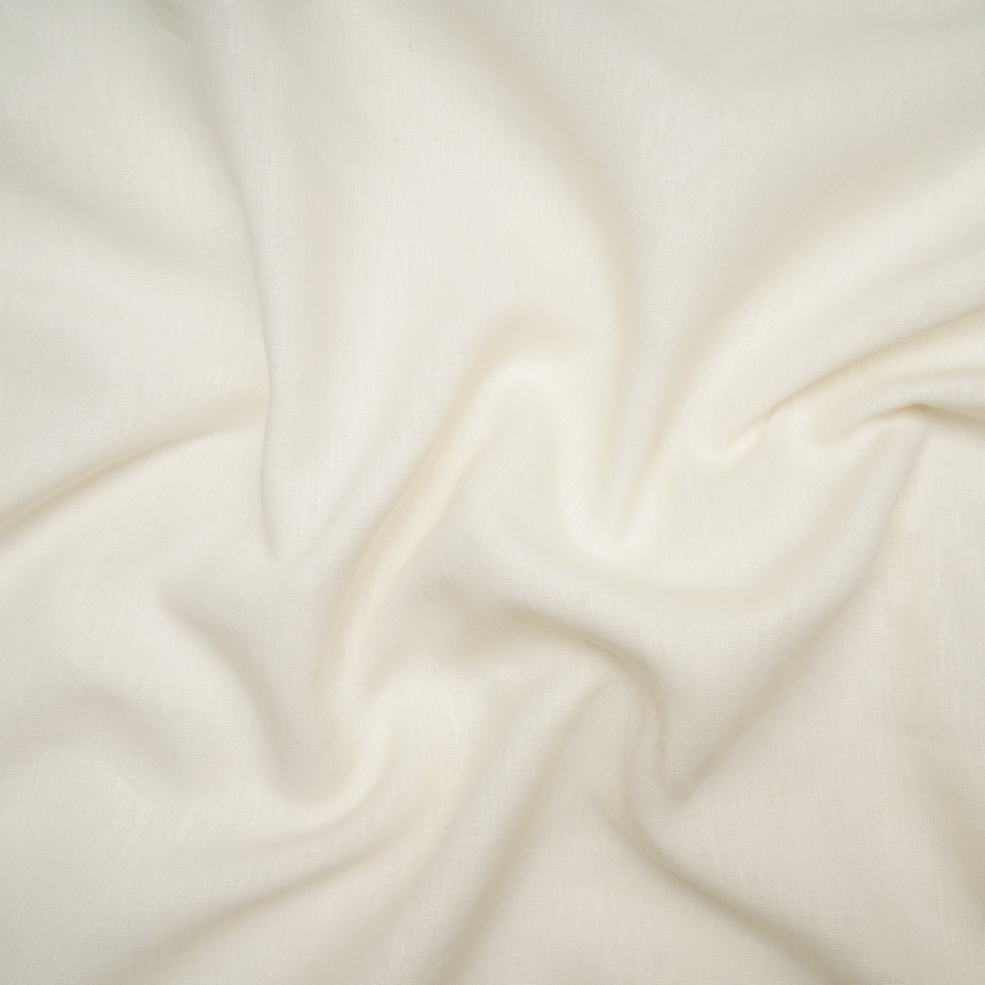 Off White Dyeable Mill Made Heavy Pure Linen Fabric