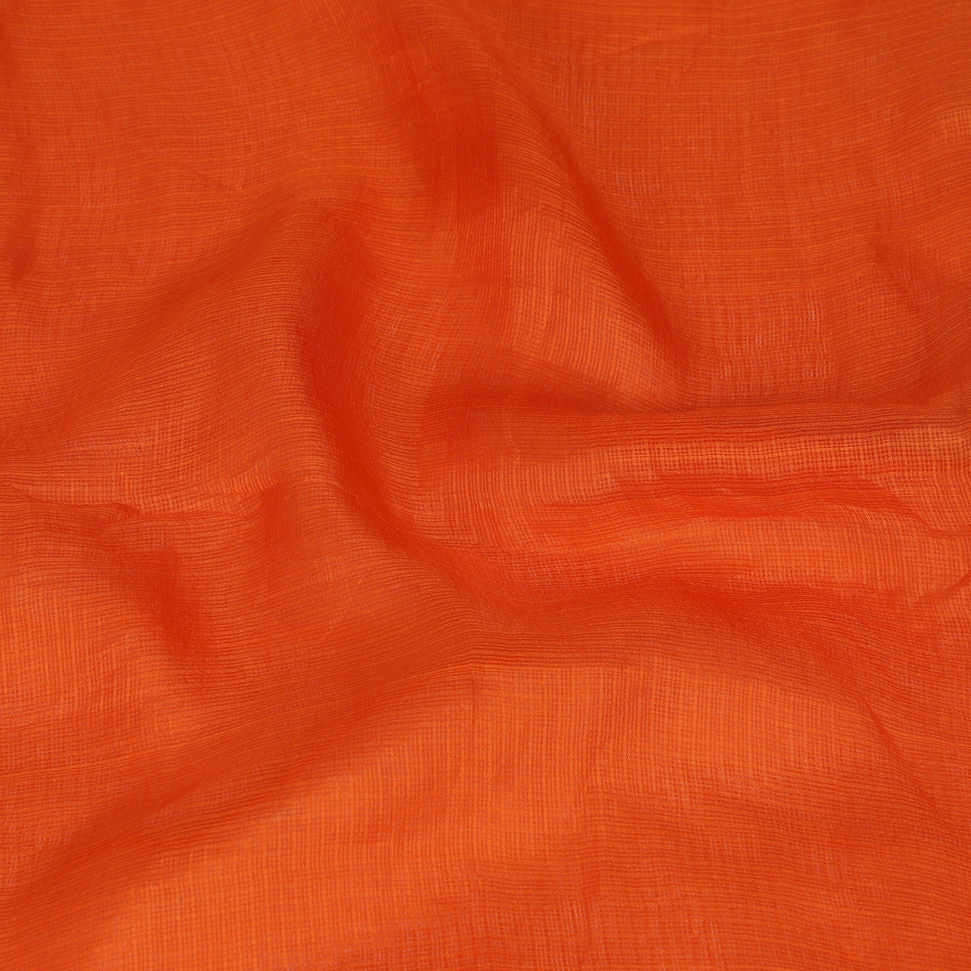 Orange Color Handwoven Kota Silk Stole
