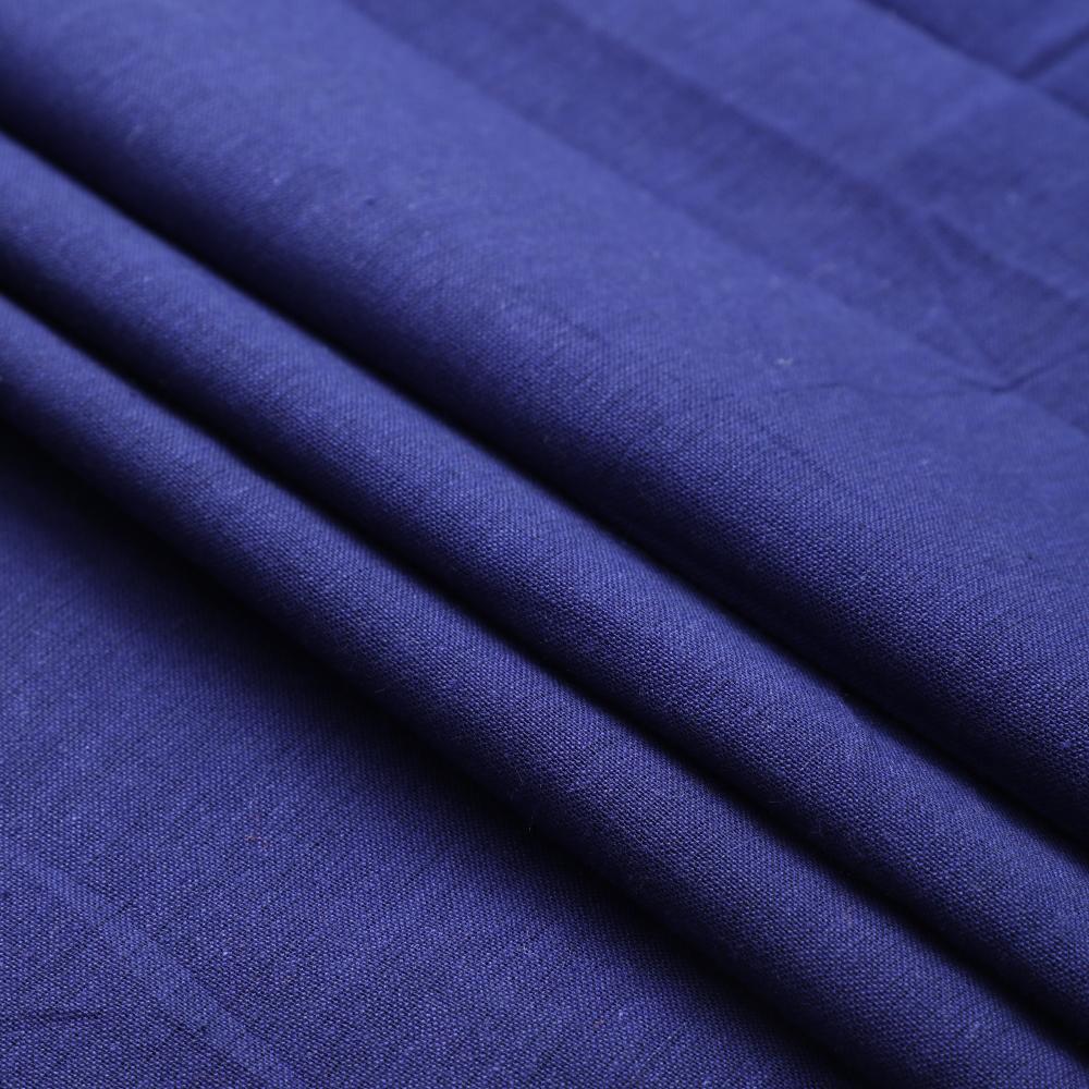 Purple Color Handloom Cotton Fabric