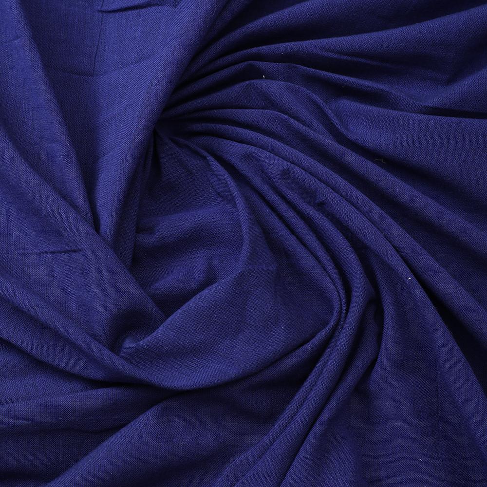 Purple Color Handloom Cotton Fabric