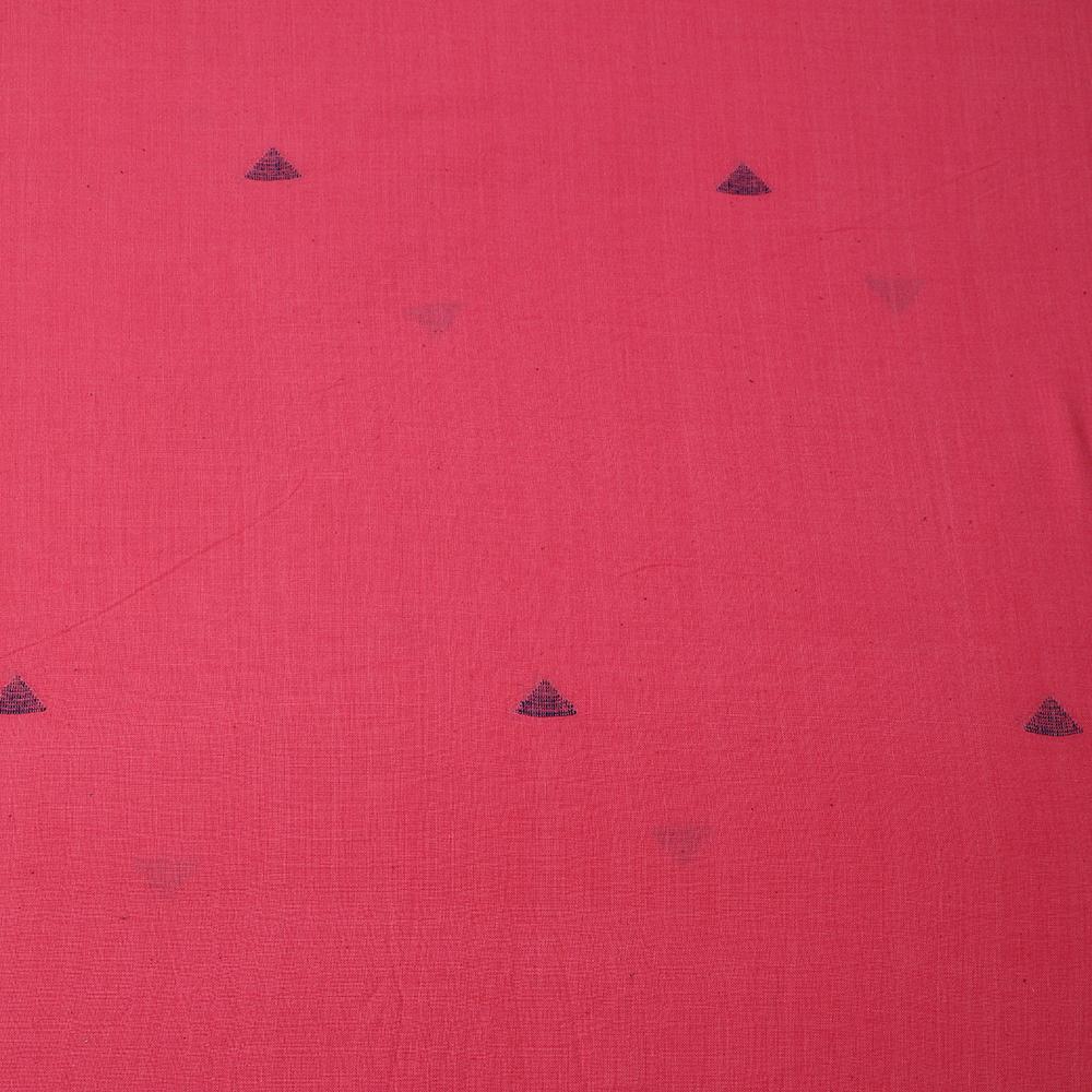 Light Pink Color Handloom Jamdani Pure Cotton Fabric