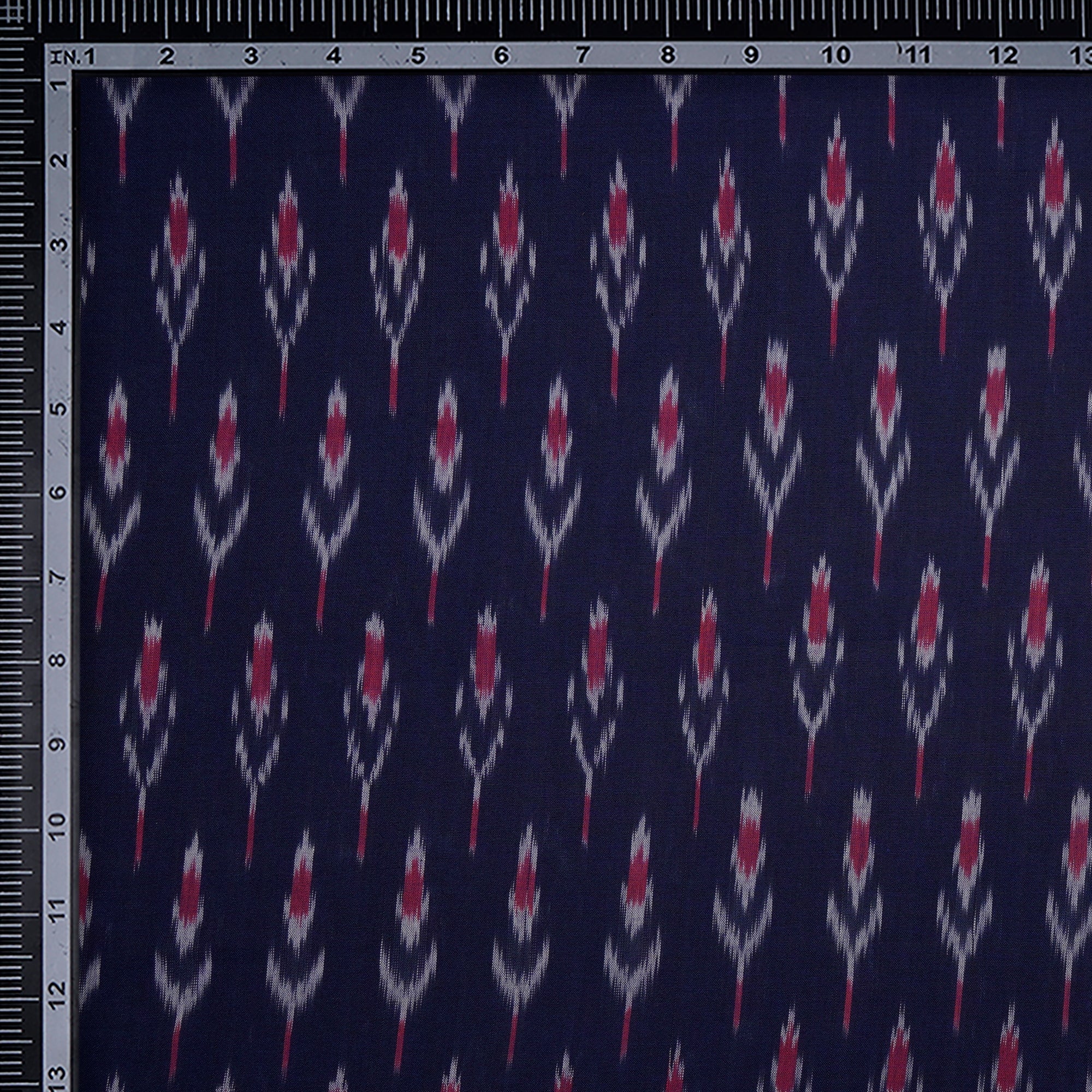 Voilet 2/120 Mercerized Washed Woven Ikat Cotton Fabric