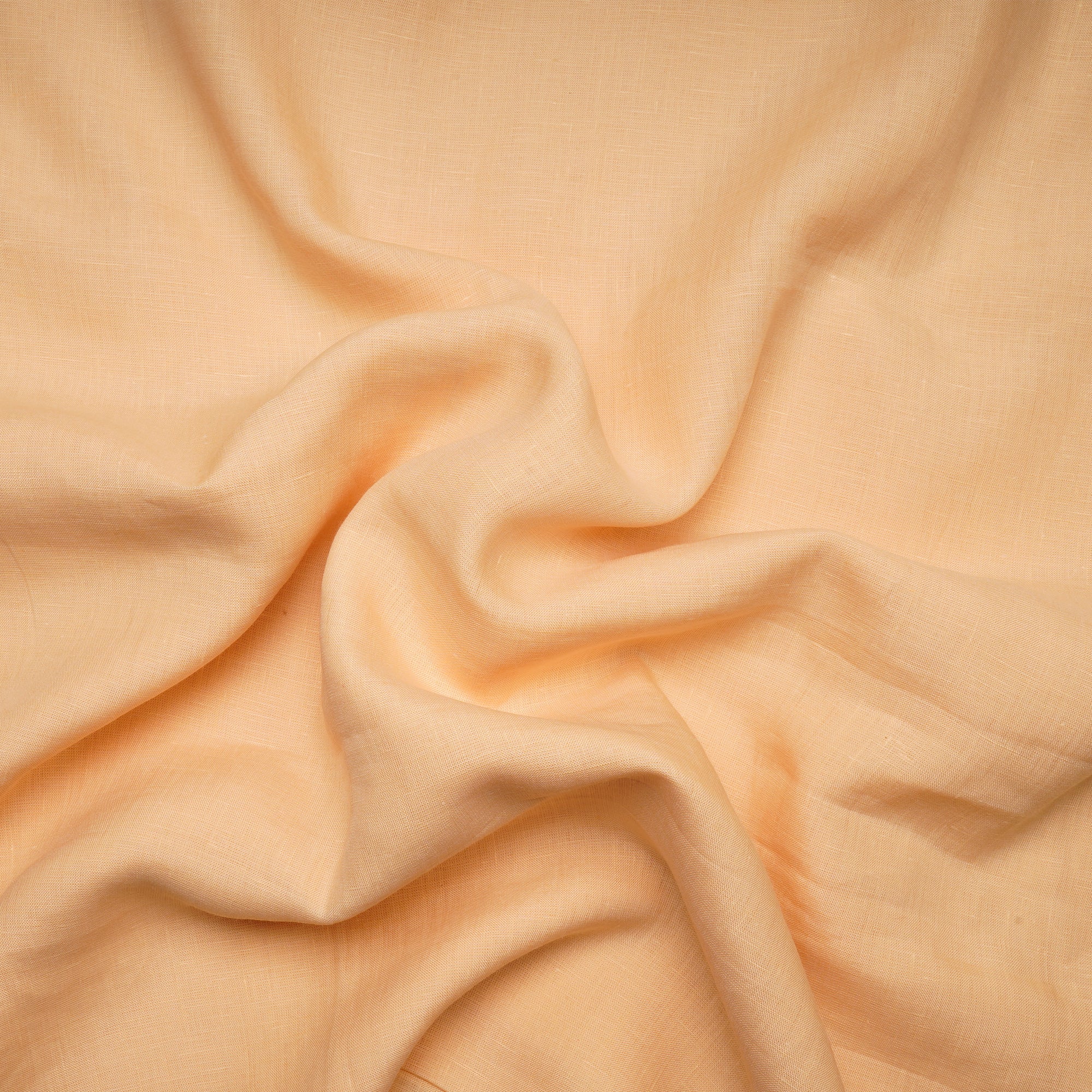 Dairy Cream Color Fine Plain 60'S Linen Fabric