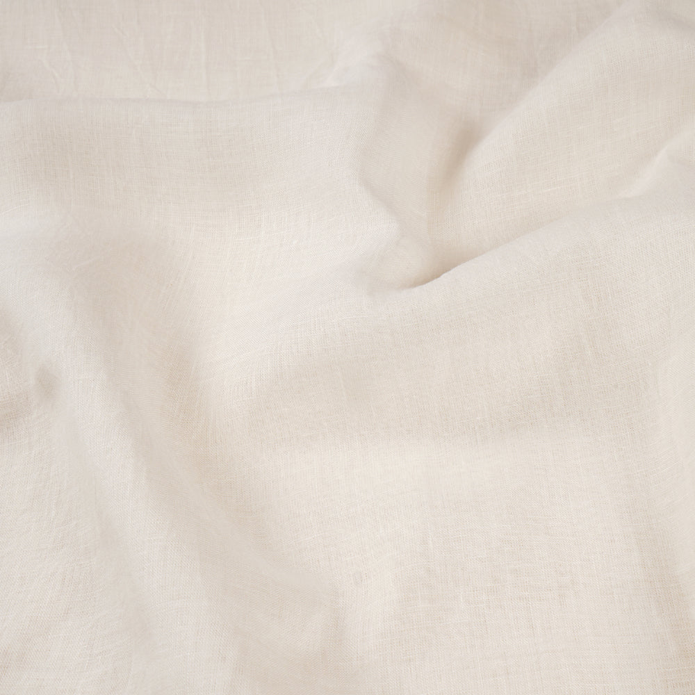 Off- White Color Plain Lee Fabric