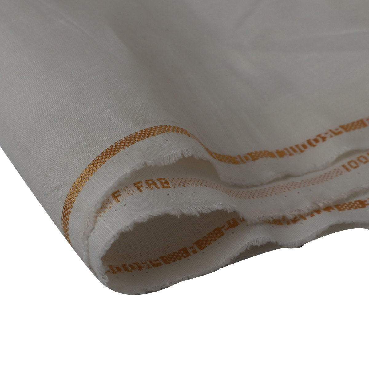 White Color 60 Lee Fine Linen Fabric