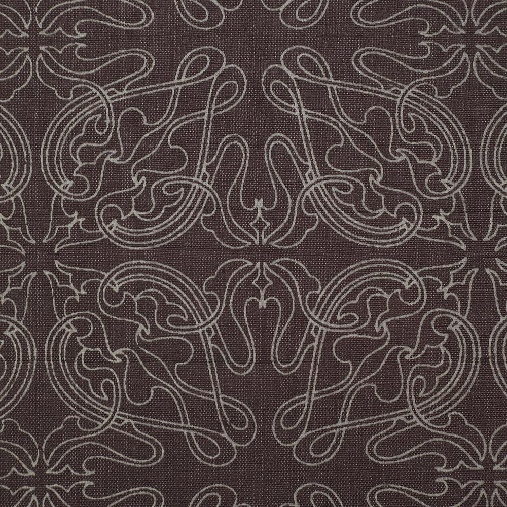 Grey Color Printed Natural Silk Fabric