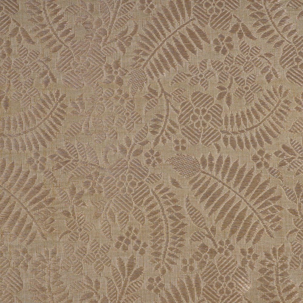 Beige Color Handwoven Brocade Fabric