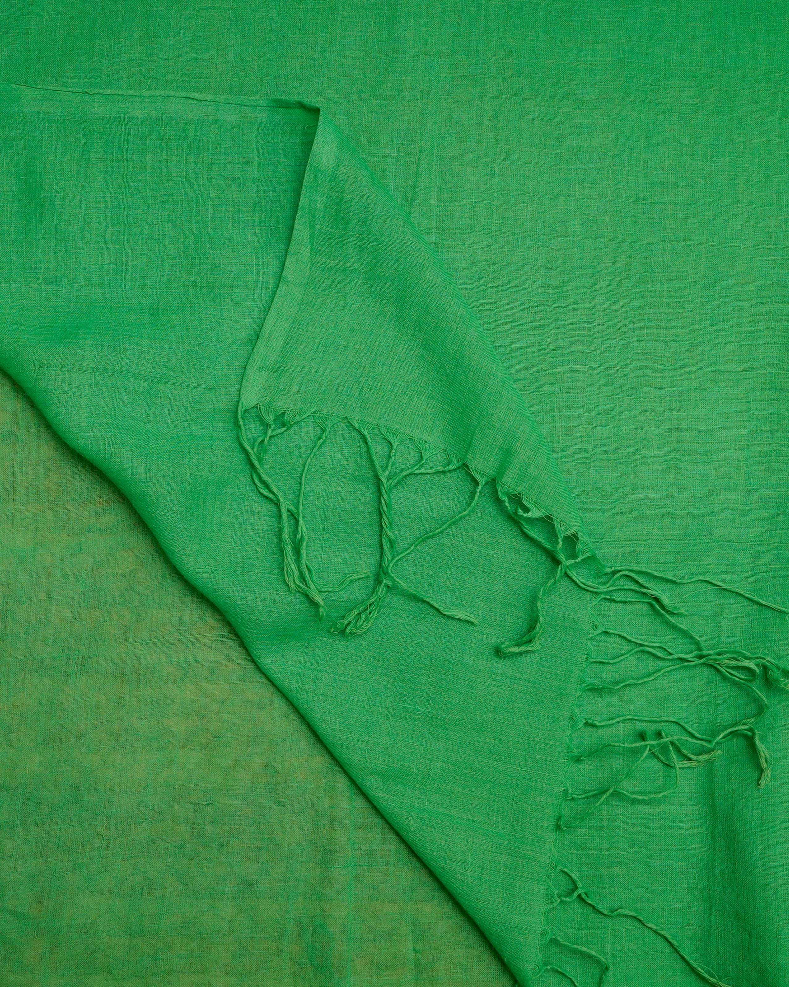 Green Color Cotton Dupatta