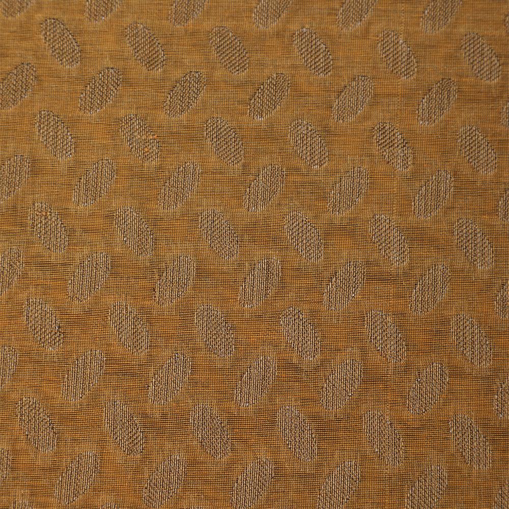 GoldenRod Color Chanderi Jacquard Fabric