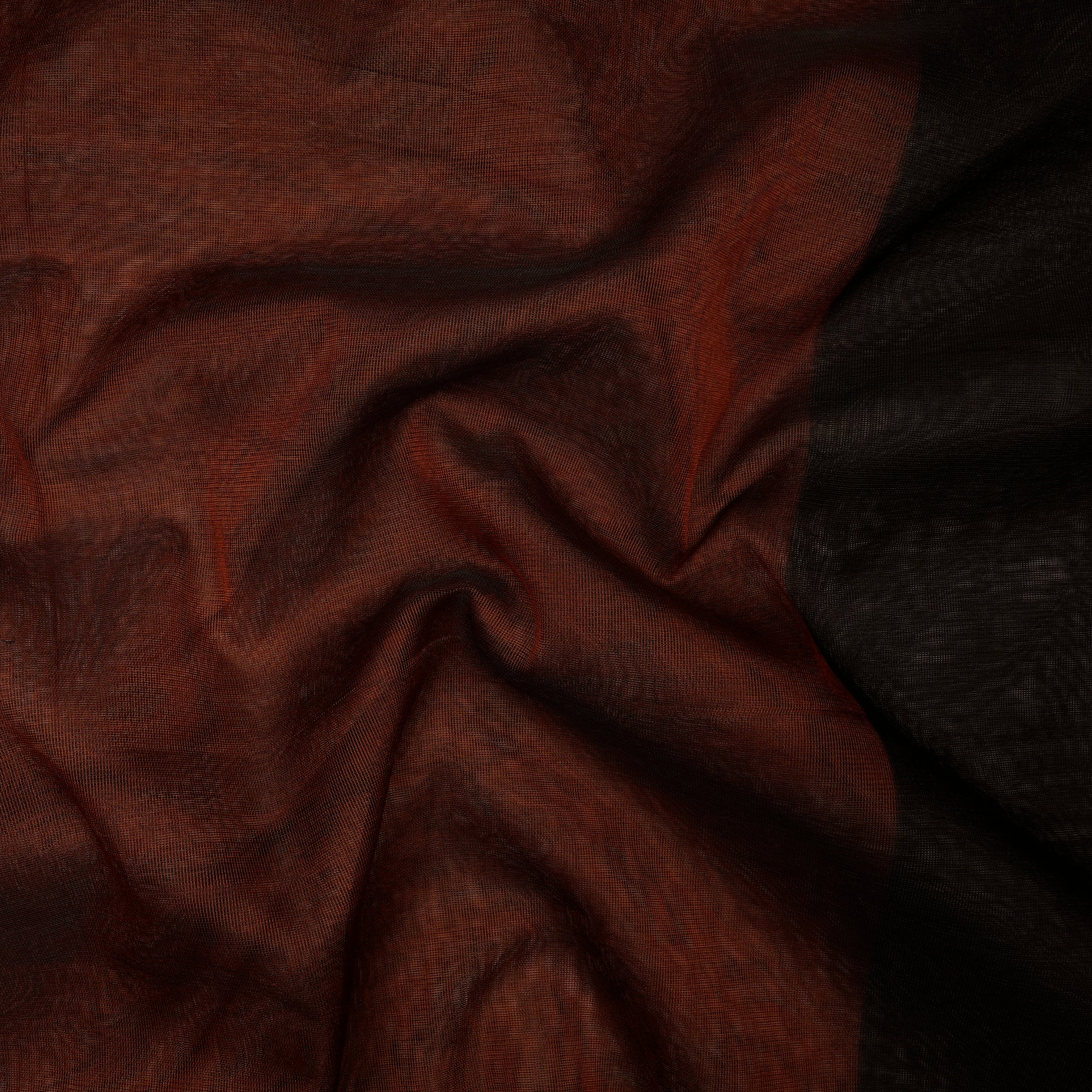 Multi Color Net Silk Fabric with Zari Border