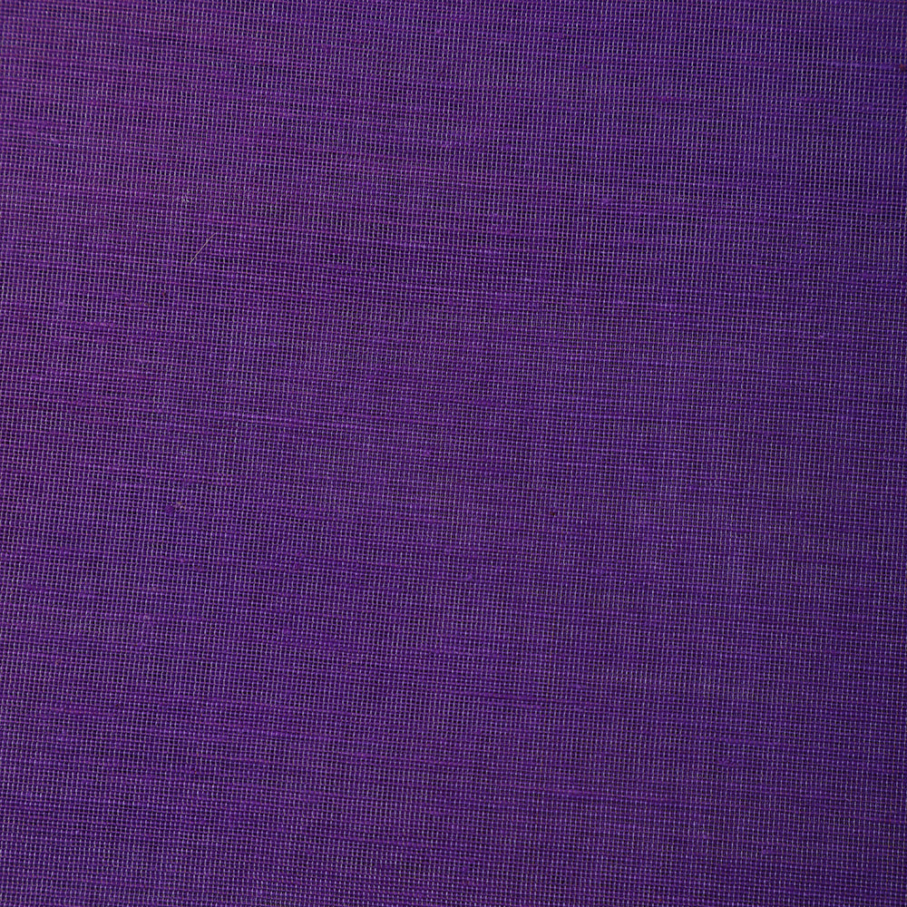Purple Color Plain Chanderi Fabric
