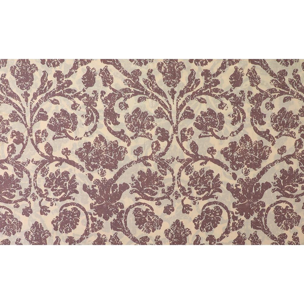 Brown-Beige Color Printed Fine Muslin Fabric