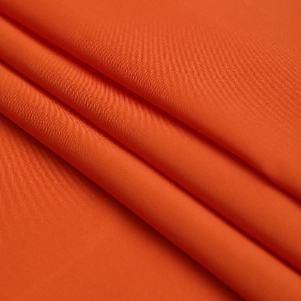 Orange Color Polyester Satin Fabric