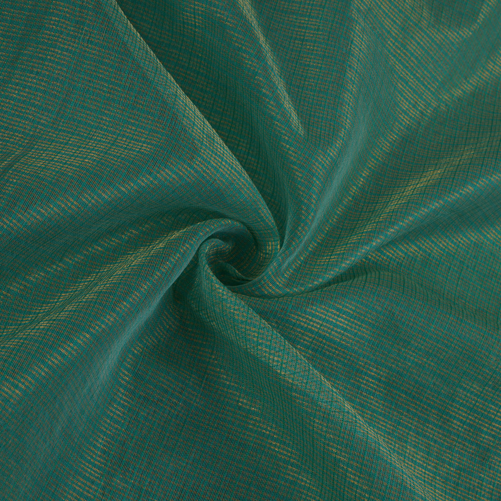 Green Color Cotton Kota Fabric