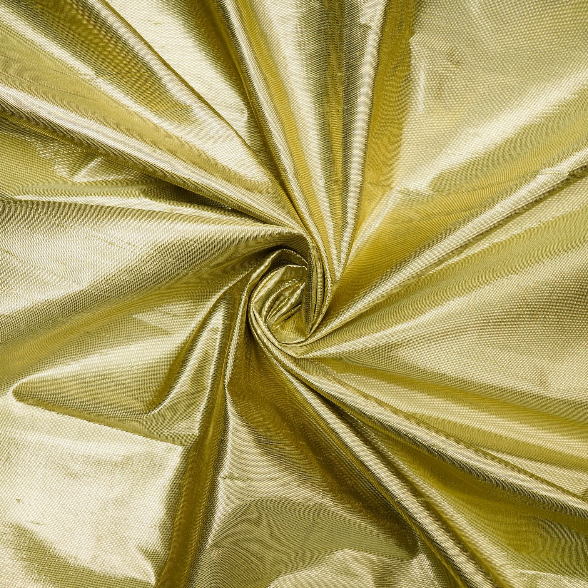 Light Green Color Metallic Silk Fabric