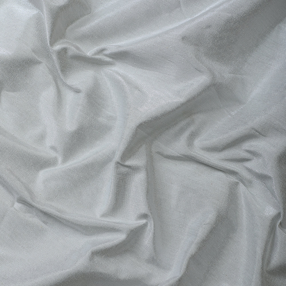 Silver Color Metallic Silk Lurex Fabric