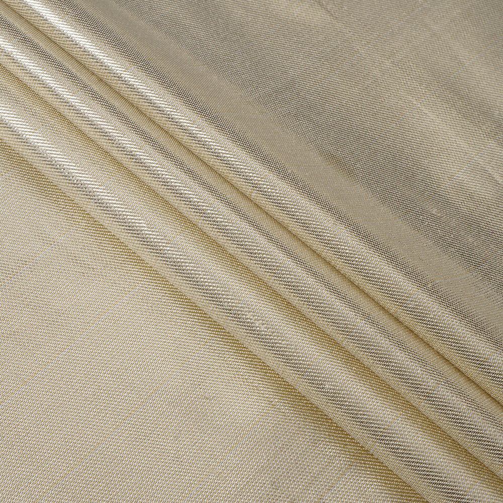 Golden Color Metallic Dupion Silk Fabric