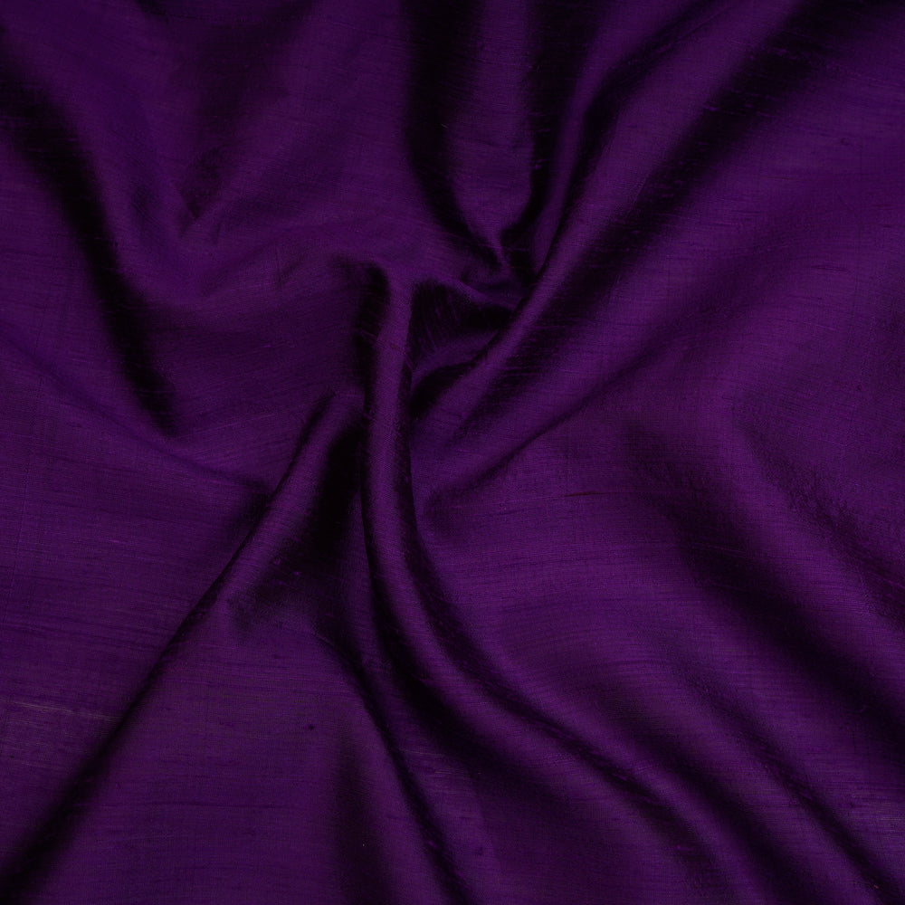 Purple Color Dupion Silk Fabric