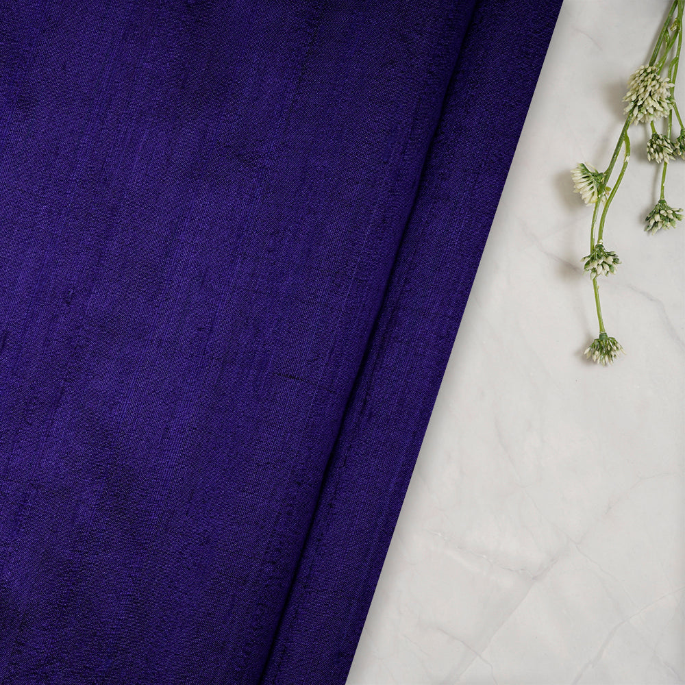 Purple Color Dupion Silk Fabric