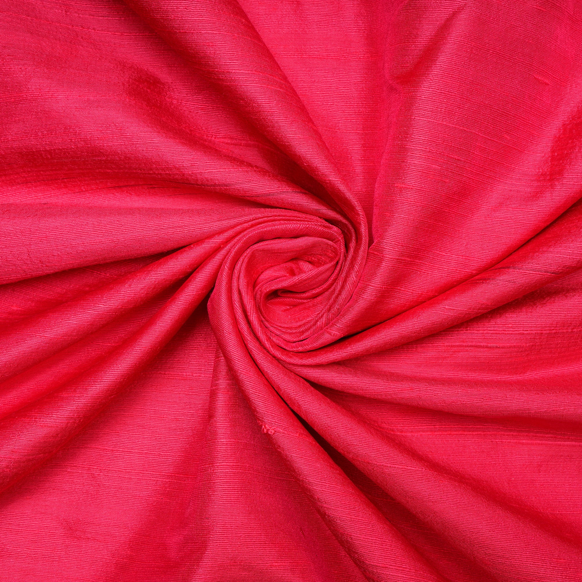 Pink Color Blended Dupion Silk Fabric