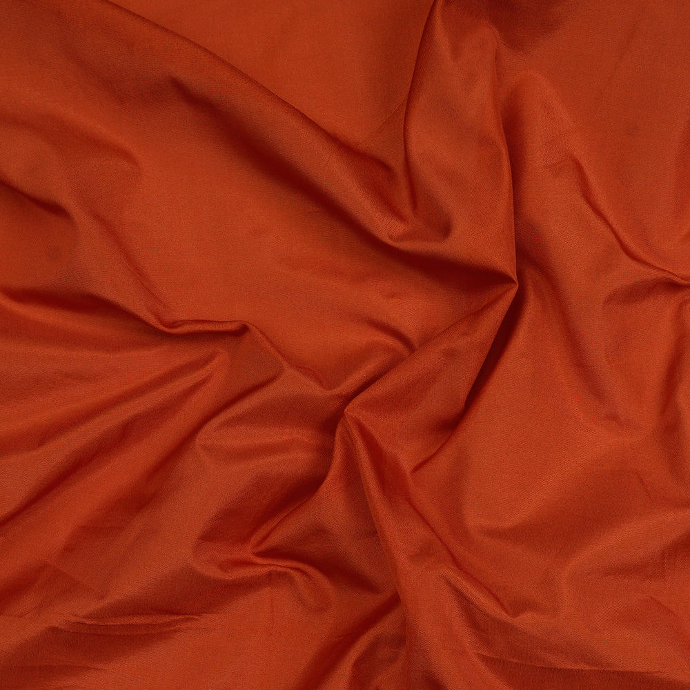 Rust Color Polyester Fabric