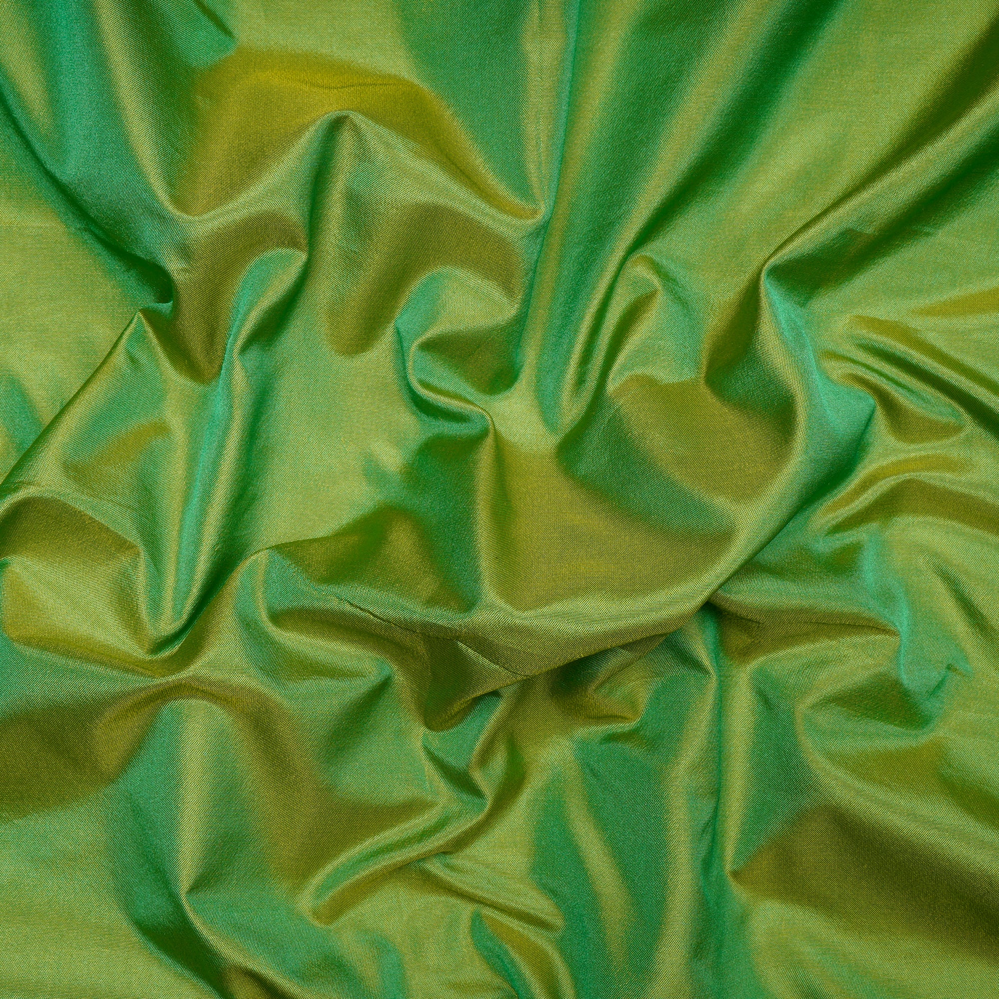 Dark Green Color Satin Lycra Fabric
