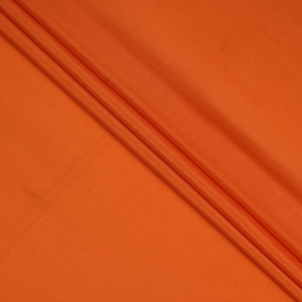 Orange Color Polyester Fabric
