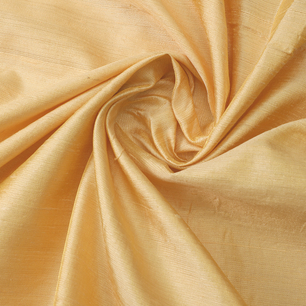Golden Color Dupion Tissue Silk Fabric