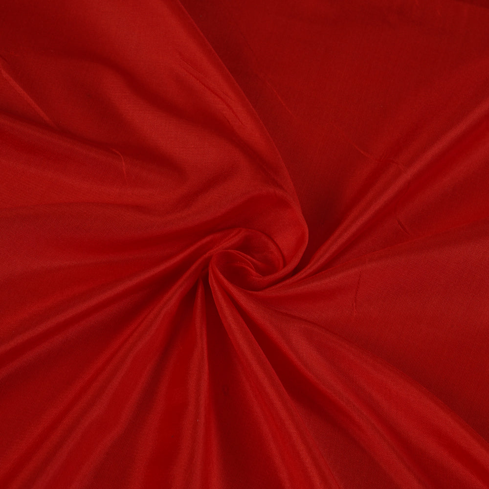 Red Color Bangalore Silk Fabric
