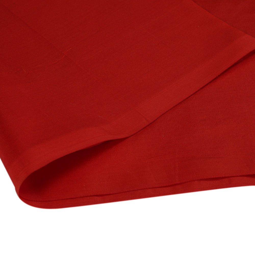 Red Color Bangalore Silk Fabric
