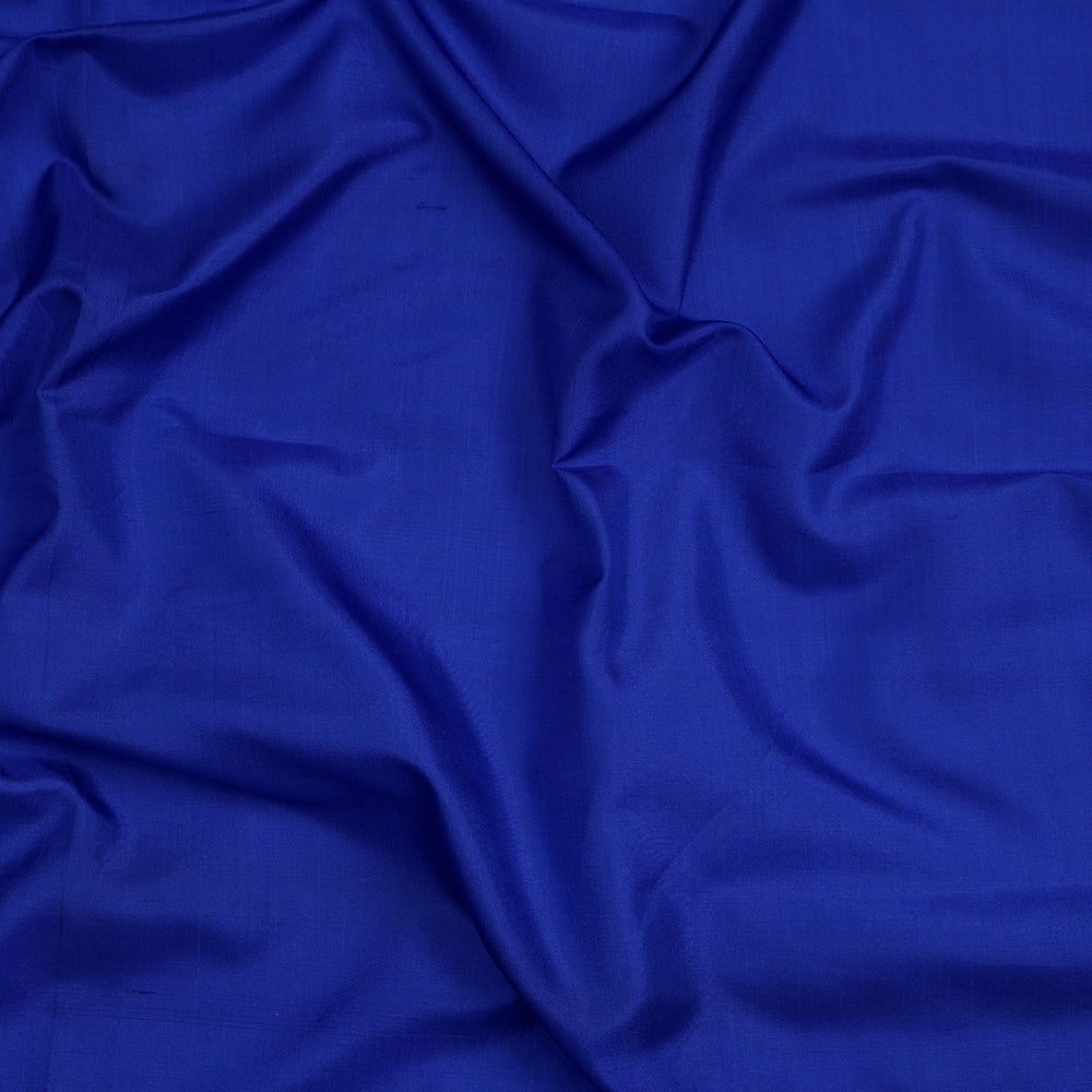 Blue Color Bangalore Silk Fabric