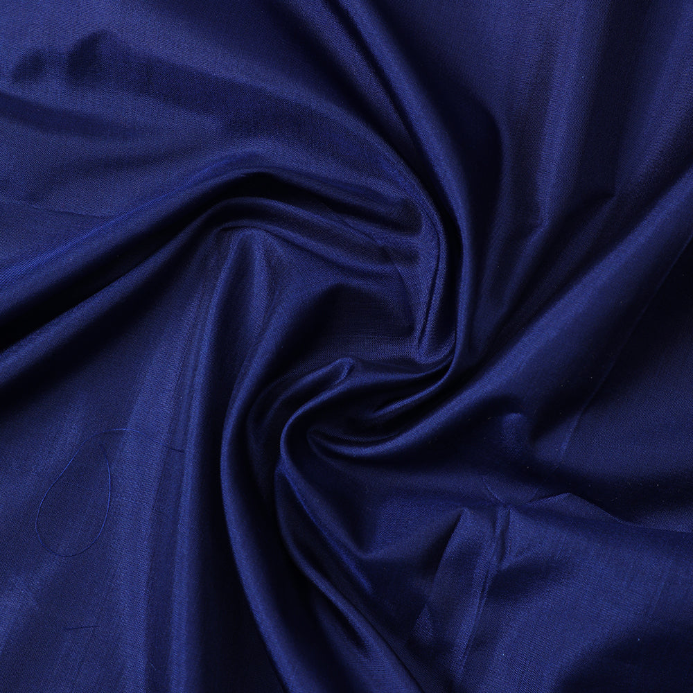 Dark Blue Color Bangalore Silk Fabric
